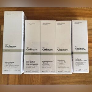 🆕 THE ORDINARY 5 PIECE SKINCARE SERUM SET OF 5 - SEALED
